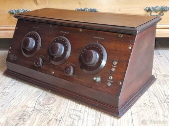 Starožitné rádio Chelsea Super-Five 5, USA, 1925, 5 lampovka - 3