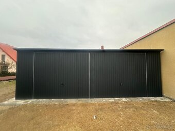 Plechová garáž 7,5x6m - 3