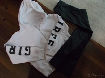 PĚKNÁ MIKINA Z C&A + KALHOTY Z H&M VEL 134 - 3