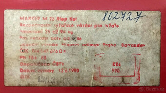 MARKER M 23 vázání - trocha nostalgie neuškodí... - 3