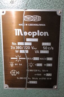 Starožitný filmový projektor Meopta 16mm (2ks) - 3