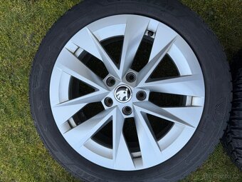 Alu kola Škoda Rotare 5x112 r17, pneu 205/55 r17 - 3