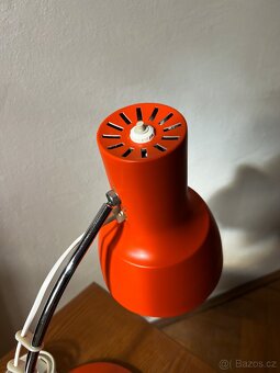 Oranžová lampa Napako – originál, Josef Hůrka - 3