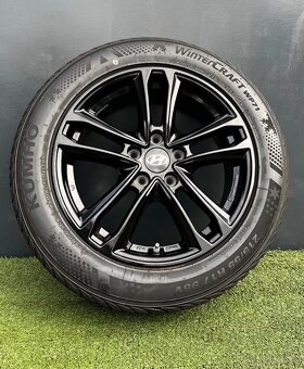 Alu kola Hyundai, Kia 215/55/17 zimní 100% stav - 3