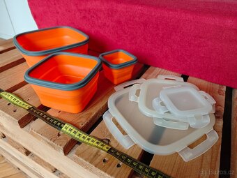 Silikónový obedový box - sada 3ks nové - 3