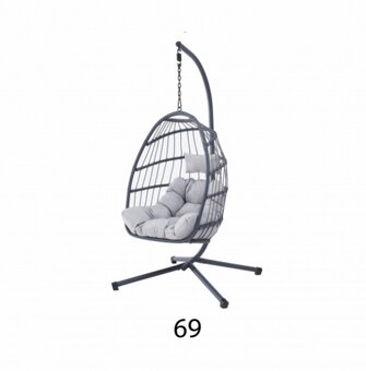 Nabízím Závěsné křeslo 69 (houpačka) šedá barva - 3