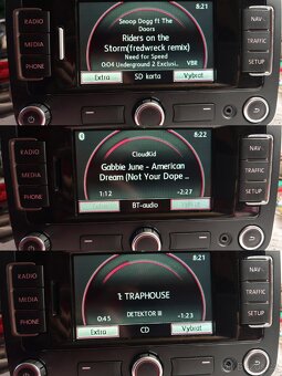 VW RNS315 BT DAB autorádio navigace 3C0035279 - 3