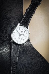 Kožený černý řemínek Hand made - 3