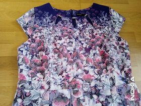 Dámské šaty fialové květy - 3