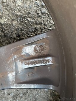 Škoda Alu kola originál, 7x17 ET49 Pneu: Hankook - 3