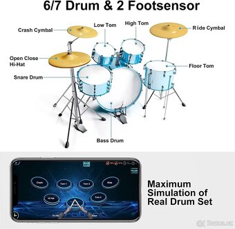 Chytré paličky AeroBand PocketDrum 2 PLUS - dřevěné - 3