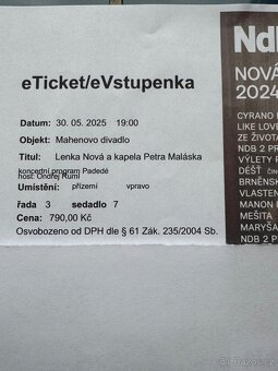 Lenka Nová a kapela P. Maláska v Mahenově divadle v Brně - 3