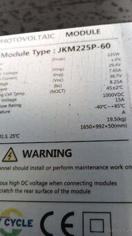 Komponenty malé FV elektrárny 2225wp - 3