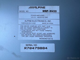 Zesilovač Alpine W-Power - 3
