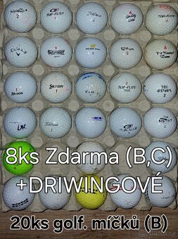 Golfové míčky 50ks - 3