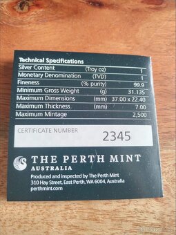 Stříbrná mince Bart Simpson Mini 1 oz 2022 - 3