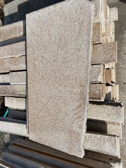 Obrubníky 12x3x100 cm žula - 3