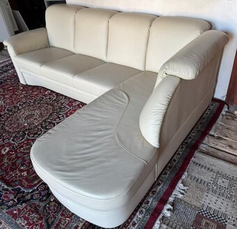 Kožená rohová sedačka, 5249 - 3