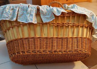 Ratanový koš - miminkovník - 3