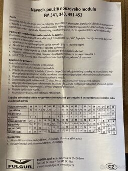 Nouzový modul fm451 - 3