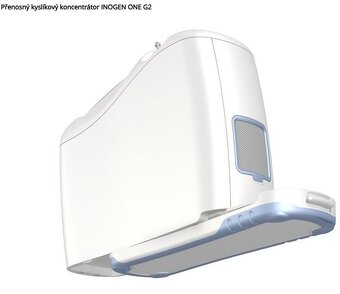 Mobilní kyslíkový přístroj Inogen G2 baterie + taška + vozík - 3