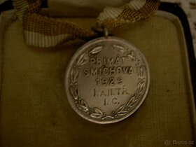 Stříbro ČESKÝ SPOLEČENSKÝ KLUB PRIMÁT SMÍCHOVA 20.léta ČSR - 3