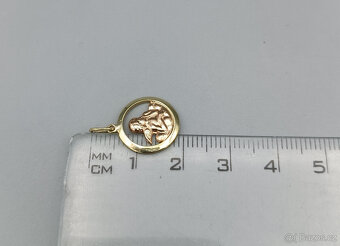 Zlatý přívěsek anděl, 1,00g, 14 kt, 585/1000 - 3