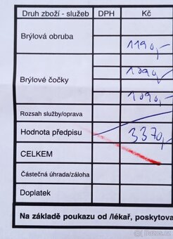 Dioptrické brýle dámské na dálku nové - 3
