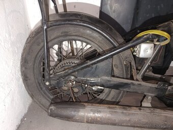 Jawa stavba ČTI... Dekorace café racer chopper custom - 3