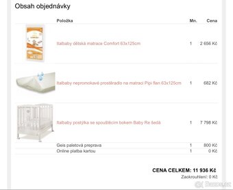 Dětská postýlka Italbaby Baby Re s úložným prostorem – bílá - 3