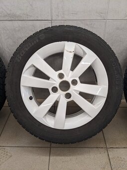Kompletní zimní ALU kola 185/55 R15 s Barum pneu - 3