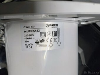 Nový, nepužitý oupelnový ventilátor Bravo 125 Slim - 3