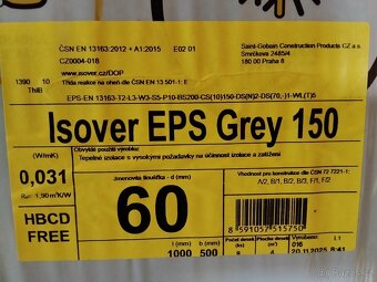 Podlahový EPS Grey 150 Isover - 3