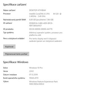 HP EliteBook 8740w,proc.i5,Win 10,HDD 500GB,RAM 8GB,17.3 pal - 3