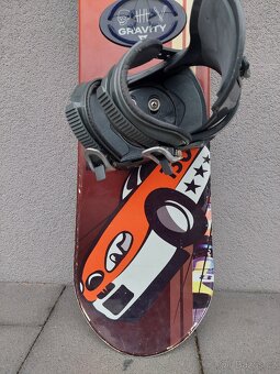 Snowboard GRAVITY, 130 cm + boty - 3