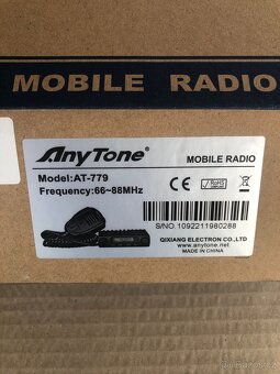 Anytone AT-779 HF 66-88 Mhz - 3