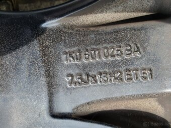 Alu kola vw 5x112 r18 7,5j et51 pneu 225/40/18 - 3