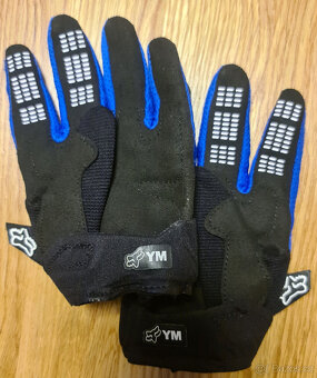 Rukavice na kolo FOX YOUTH Dirtpaw, blue YM - 3