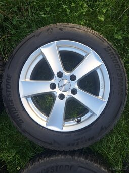 Alu kola 5 x 112 se zimními pneu 205/60 R16 - 3
