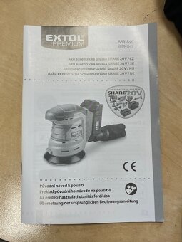 Bruska excentrická aku, 20V - 3