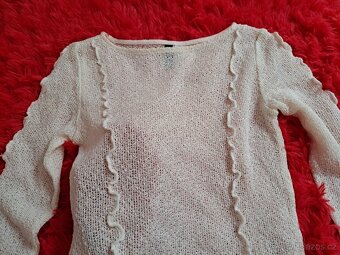 Dámské síťované tričko H&M vel. XS - 3