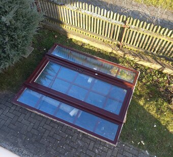 Plastove balkonové dveře 237x200cm dvojsklo - 3