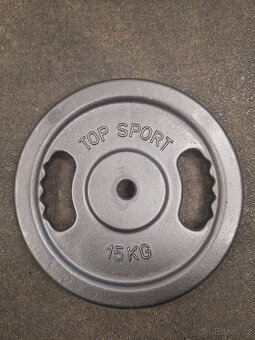 Olympijské kotouče s úchopy TOPSPORT - 3