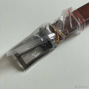 Pánský kožený pásek 80cm - Špongr - 3