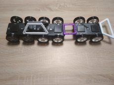 Čtyřkolový podvozek k magnetické stavebnici Magformers - 3