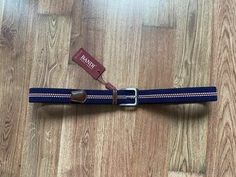 Nový pánský pružný opasek Bandi - L/XL, modrý do fialové - 3