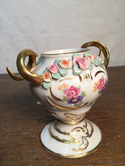 porcelánová váza amfora Nymphenburg - ručně malovaná - 3