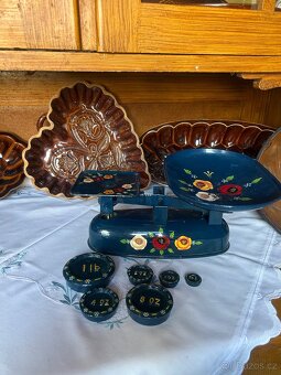 Starožitné malované váhy - 3