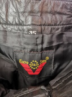 Pánské kožené kalhoty na chopper - 3