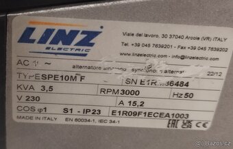 Elektrocentrála ARCTOS 3500B 3,5 KVA - 3